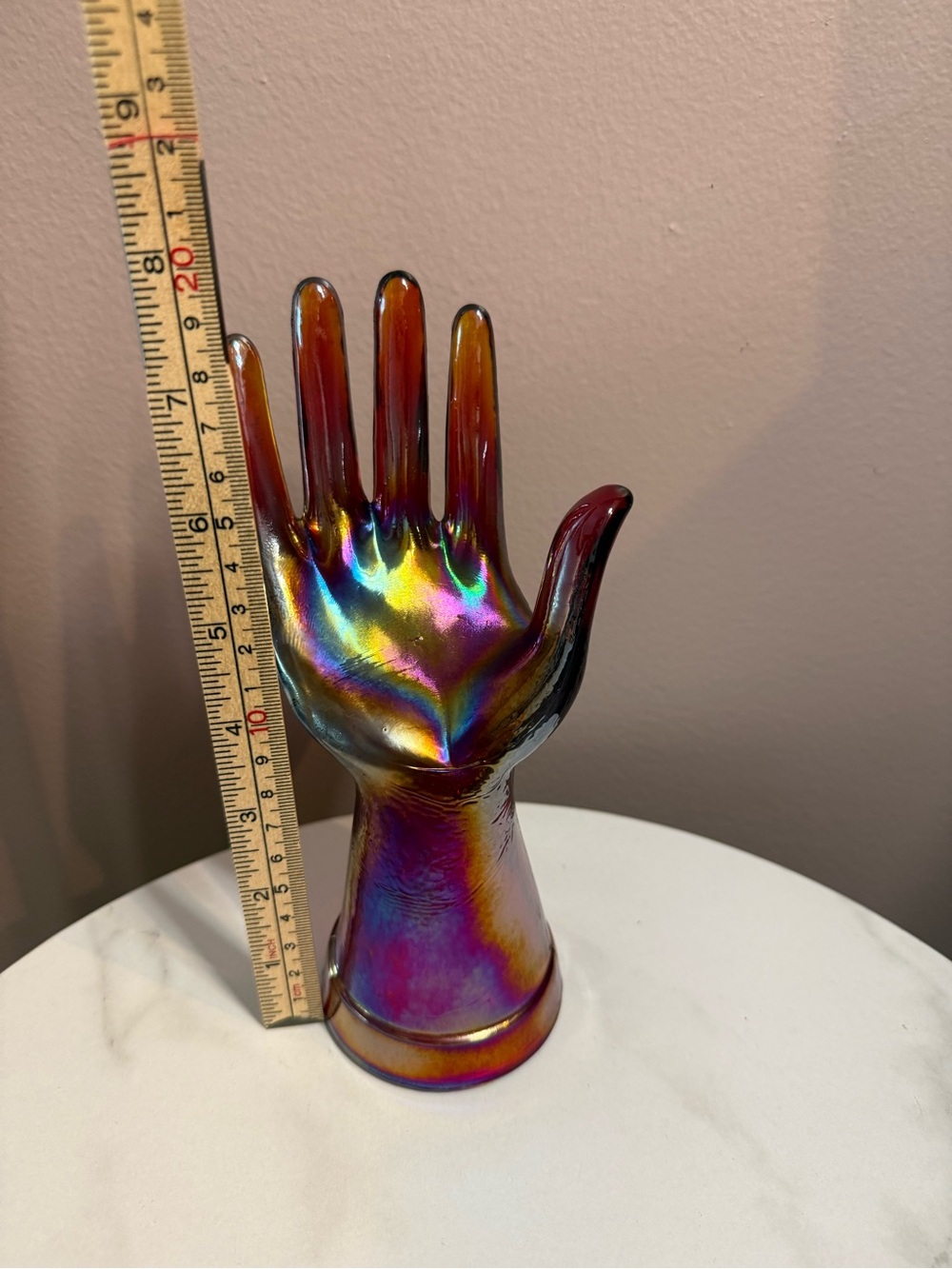 Iridescent Hand Sculptural Accent - Multicolor Home Art - Picture 3 of 4